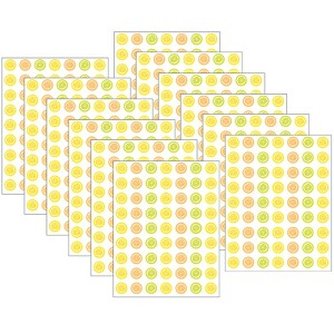 Teacher Created Resources® Lemon Zest Mini Stickers, 378 Per Pack, 12 Packs - 1 of 3