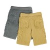 Raw X Kids and Boys 100% Cotton Belted Twill Cargo Shorts 8-18 - 2 of 4