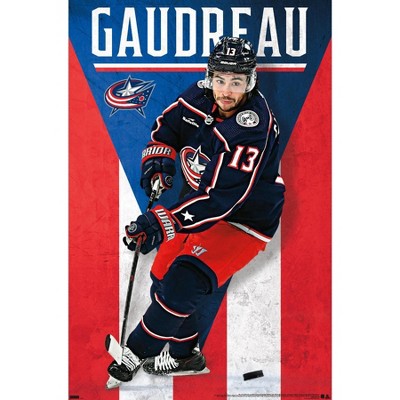 Trends International NHL Columbus Blue Jackets - Johnny Gaudreau 23 Unframed Wall Poster Prints