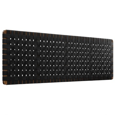 Modway Sparta Weave Wall-Mount King Vegan Leather Headboard