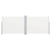 vidaXL Retractable Side Awning Cream 55.1 in.x393.7 in. - 4 of 4