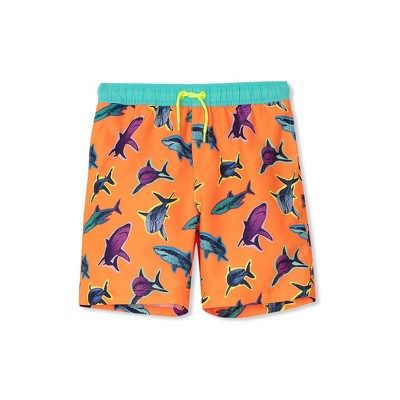Lands' End Lands' End Kids Print Swim Trunks