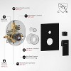 PAGED High Pressure Shower Head with Handheld Modern Waterfall Shower Faucet Set with Rainfall Shower Head for Bathroom, Restroom - 4 of 4