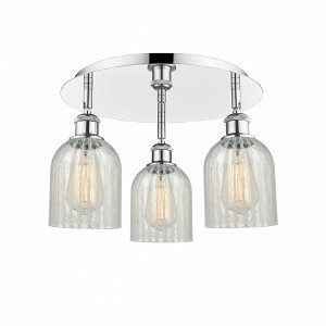 Caledonia - 3 Light Flush Mount In Industrial Style-9.5 Inches Tall and 16.75 Inches Wide - 1 of 1