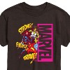 Men's - Marvel - Super Hero Women Sound Effects Short Sleeve Graphic T-Shirt - 2 of 4