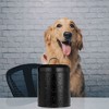Amici Pet Puppy Paws Black Metal Canister with Embossed Paw Design - Large 140 oz Airtight Food Storage Jar for Wet or Dry Pet Foods - (8" H x 6" W) - 4 of 4