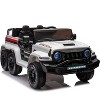 24V Kids’ Ride-On Truck Car with Parental Remote Control, Twin 35W Motors, Max Speed 3.5MPH, USB Music Player, 6-Wheel Suspension, LED Lights - 2 of 4