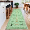 Insect Area Rug Washable Rugs, Botanical Non Slip Stain Resistant Large Carpet for Living Room Bedroom Dining Room Nursery Farmhouse Hallway Entryway - 2 of 4