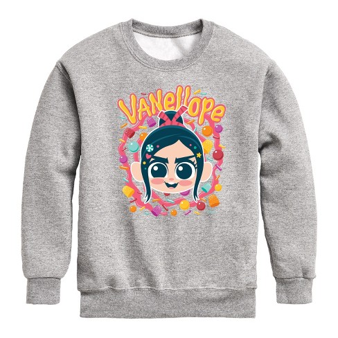 Boys' - Disney - Vanellope & Candy Graphic Long Sleeve Fleece Sweatshirt - image 1 of 4