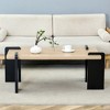 Bella Depot 39.3''W Coffee Table, suitable for modern minimalist living rooms and leisure areas - 3 of 4