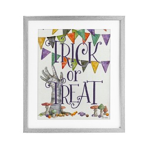 Stupell Industries Spellbound Trick Or Treat Framed Print Under Glass Art - 1 of 4