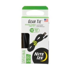 Nite Ize Original Gear Tie Pro Pack - Reusable Rubber Twist Tie - 1 of 4