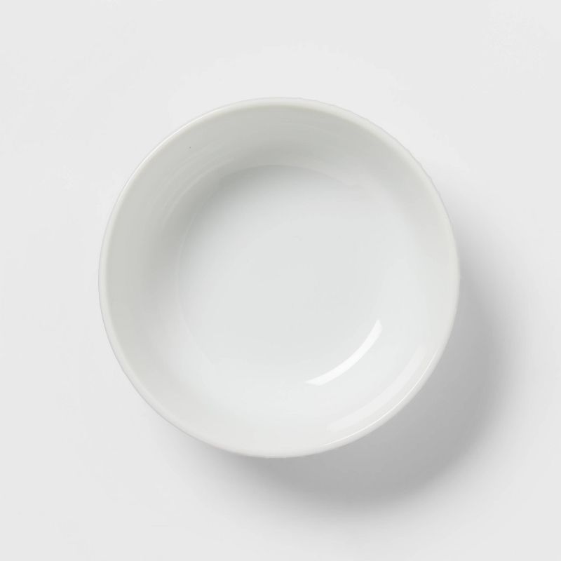 5oz Porcelain Beaded Dip Bowl White - Threshold&#8482;, 4 of 11