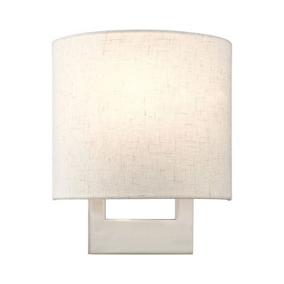 Livex Lighting Petite 1 - Light Wall Light in  Brushed Nickel