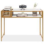 Costway Console Entryway Table Long Couch Side Table Narrow for Hallway, Living Room