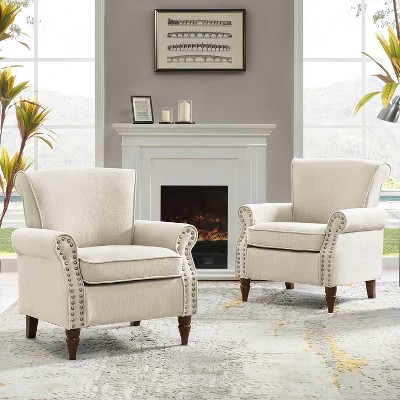 Set of 2 Cythnus Armchair with Removable Cushions | ARTFUL LIVING DESIGN