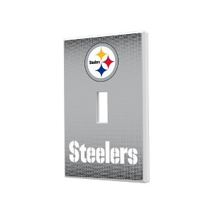 NFL AFC Teams Linen Hidden-Screw Light Switch Plate for Single Toggle - 1 of 4