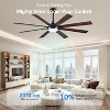 HUMHOLD 72 Inch Ceiling Fan with Light Remote, Smart LED Ceiling Fans, Modern Low Profile Dimmable Light Ceiling Fan - 2 of 4