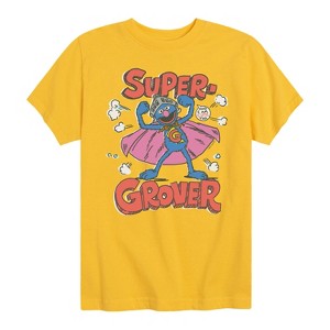 Boys' - Sesame Street - Super Grover Short Sleeve Graphic T-Shirt - 1 of 4
