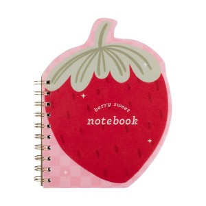 FRINGE Die-Cut Cover Spiral Journal Berry Sweet - 1 of 4