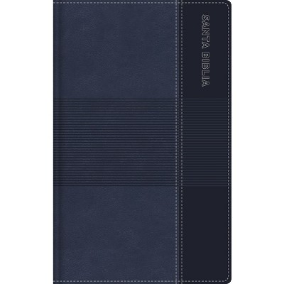 Rvr60, Biblia de Estudio Para Jóvenes Adolescentes, Leathersoft, Azul, Palabras de Jesús En Rojo, Comfort Print - (Leather Bound)
