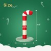Christmas Cat Scratching Post, Cute Candy Cane Cat Scratcher with Sisal Scratching Post & Soft Plushy Covering for Indoor Cats - 3 of 4