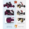 24V Kids Go Kart, 2×300W Motors, 8.1MPH Drift Racing Car w/ 9Ah Battery, Music, Horn & Seatbelt for Ages 8–12 - 4 of 4