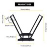 Firewood Rack Indoor/Outdoor Decorative Fireplace Wood Holder，Assemblable Log Storage Rack with Side Kindling Rack - 4 of 4