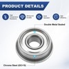 Unique Bargains Chrome Steel Durable Multipurpose Use Flanged Ball Bearing - 2 of 4