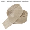 Unique Bargains DIY Crafts Party Decoration Soft Burlap Fabric Wired Ribbon - 3 of 4