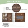 Charcuterie Boards Gift Set,Acacia Cheese Board Set,Cheese Cutting Board and Knife for Entertaining and Serving,Warming Gifts New Home,Wedding Gifts - 3 of 4