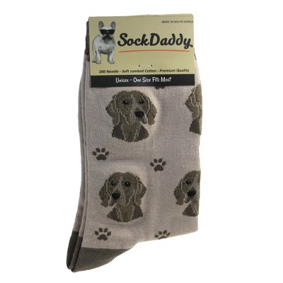 Novelty Socks 15.25" Weimeraner Socks Premium Quality E & S Pet  -  Socks