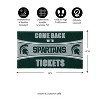 Evergreen Come Back with Tickets Michigan State University 28" x 16" Woven PVC Indoor Outdoor Doormat - 2 of 4