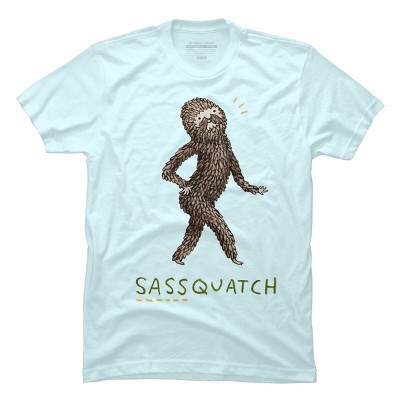 Men's Design By Humans Sassquatch By SophieCorrigan T-Shirt