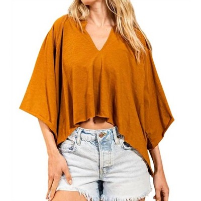 Women's Raw Edge Top - BUCKETLIST