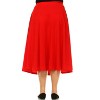 Women's Plus Size Tasmin Flare Midi Skirts - White Mark - 3 of 3