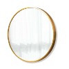 Dovelina Round Metal Framed  Wall Mirror Bathroom Vanity Mirror - 3 of 4