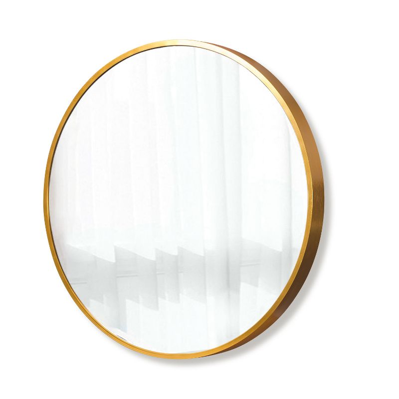 Neutypechic Round Metal Framed Wall Mirror Bathroom Vanity Mirror, 3 of 7