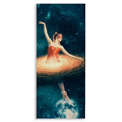 Stupell Industries Dancing Ballerina Surreal Nebula Dress, 17" x 40"