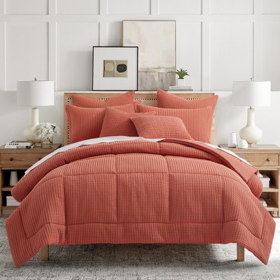Adobe Full/Queen Cotton Waffle Weave Comforter Set