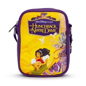 Disney Bag, Crossbody,  The Hunchback of Notre Dame VHS Movie Box Replica, Vegan Leather - 1 of 4