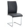 NicBex PU Dining Chairs,Simple Armless Chairs with Metal Legs for Home,Kitchen,Living Room,Restaurant - 4 of 4
