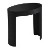 ALFI ABST66BM Black Matte Solid Surface Resin Bathroom / Shower Stool - 3 of 4