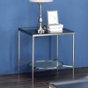 Acme Furniture Adelrik Accent Glass Table Chrome Finish - 2 of 4