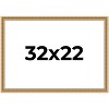 PosterPalooza | Refined Gold Picture Frame - UV Acrylic, Backing Board, Hanging Hardware Included - 2 of 4
