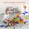 VEVOR Magnetic Tiles, 180 PCS Magnetic Building Blocks for Kids, Magnet Building Set ,Toys for Toddlers Boys Girls Aged 5+ - 4 of 4