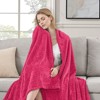 Inhand Flannel Throw Blanket, 50”x60” Super Soft Fuzzy Blanket for Couch Sofa Bed Office, Cozy Plush Lightweight Blanket Throw Size - 2 of 4