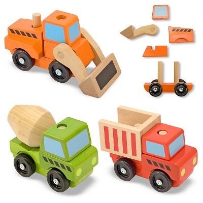 wooden toy construction set