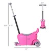 Yinvani 3-in-1 Ride On Push Car, Kids Scooter, Push Rider, with Adjustable Handlebar, 3 Balanced Wheels, Removable Storage Seat, for 2-6 Years - 2 of 4
