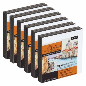 Jerry's Artarama Da Vinci Aqua Pro Panels - Multipacks - 1/8" Thick Rigid Watercolor Board with Acid-Free Surface, Clay-Infused Gesso, Ideal - 1 of 4